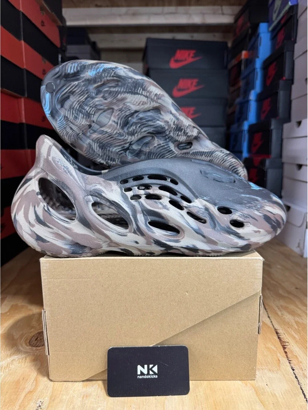 Adidas Yeezy Foam Runner 'MX Cinder' ID4126 BRAND NEW MENS SIZE 14